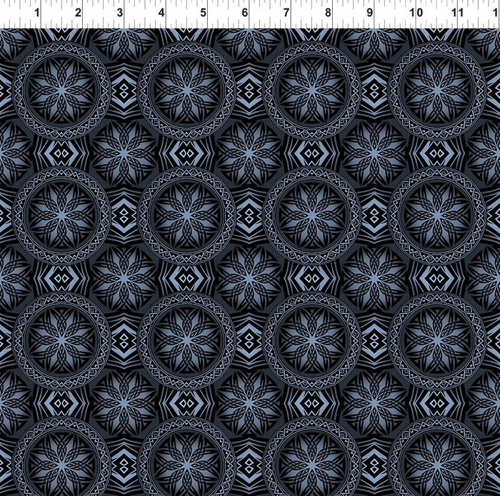 Dragons by Jason Yenter 7DRG-2, Grey Emblems Blue Fury.Priced per 25 Cm.