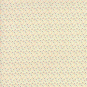 ESSENTIALLY YOURS White Multi B 8655 87 Mini Dot.Priced per 25cm.