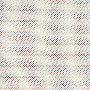 ESSENTIALLY YOURS White Multi B 8655 89 Mini Dot.Priced per 25cm.