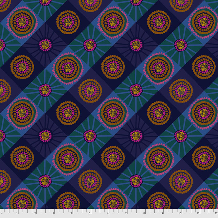 Bright Eyes - Cosmos OCEAN by Anna Maria Horner PWAH155.Priced per 25cm