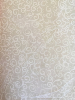 **OMBRE SCROLL WIDEBACK 24775KZ CRYSTAL.Priced per 50 cm.