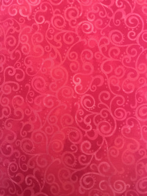 **OMBRE SCROLL WIDEBACK  24775PV HOT PINK.Priced per 50cm.