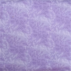 **Lavender Leafy Vine #402  108" / 270cm Wideback.Priced per 50 cm.