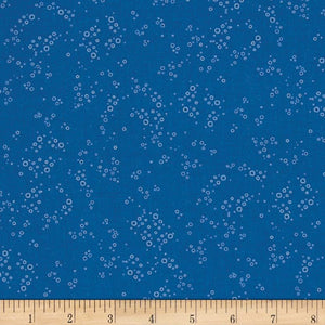 Clothworks - Sail Away Tonal Bubbles Royal Blue.Priced per 25cm