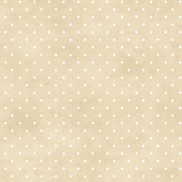 MayWood Studio Beautiful Basics 609 EE Dots SOFT TAN.Priced per 25 Cm.