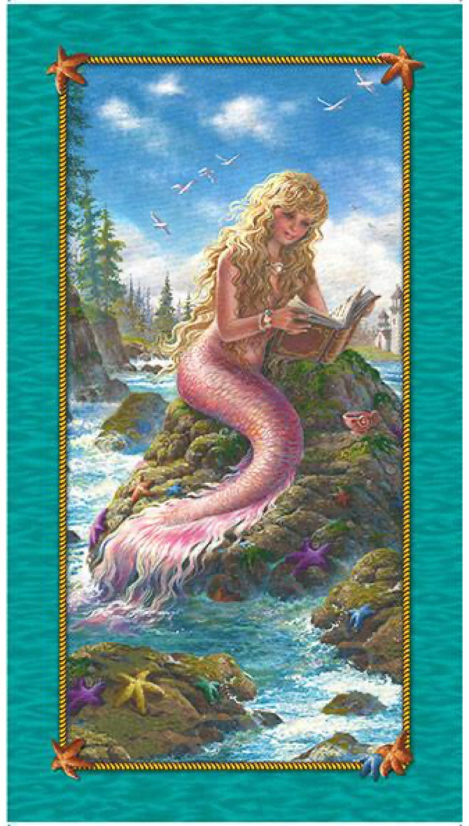 ARTWORKS III MERMAID PANEL 24" 24986 -X  Color : MULTI