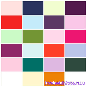 "Mythical by Tula Pink - 10" Charm Squares (Layer Cake) Designer Solids