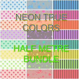 *#Neon True Colors by Tula Pink - Half Metre bundle