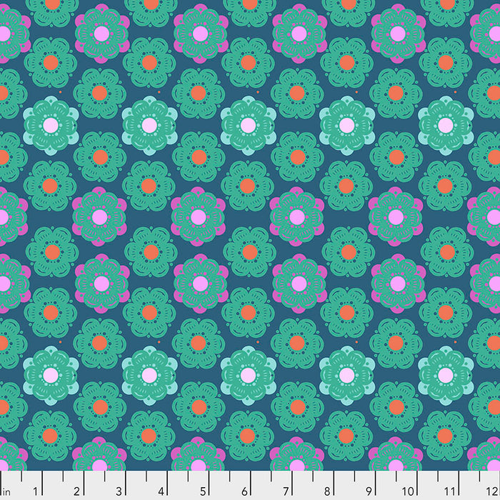 Hindsight - Honeycomb - Denim by Anna Maria Horner PWAH143.Priced per 25cm