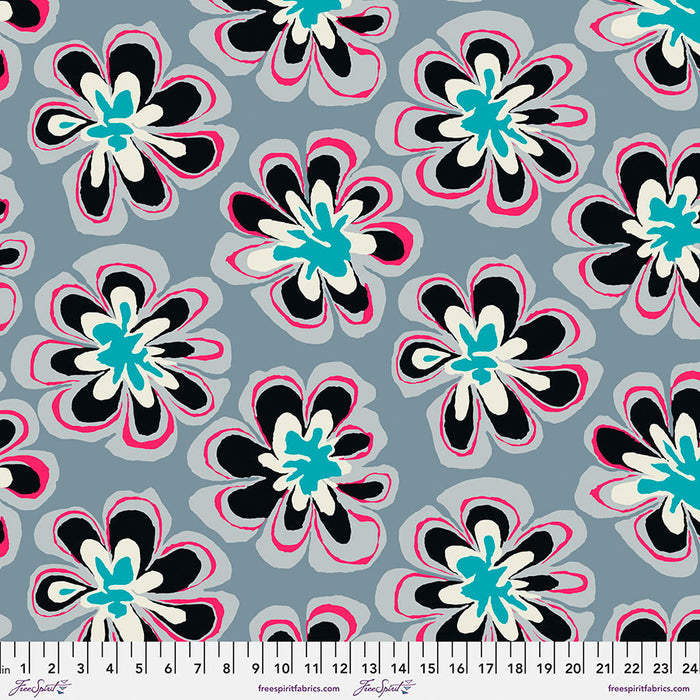 KFC Funky Flora GREY PWBM011.Priced per 25cm