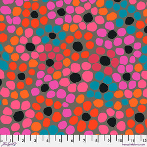 KFC Flower Dot GREY PWBM077.*LAST CHANCE Priced per 25cm
