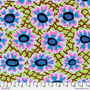 KFC Flower Net LIME PWBM081.Priced per 25cm