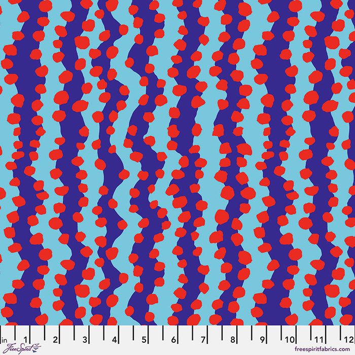 KFC Bubble Stripe BLUE PWBM082.*LAST CHANCE Priced per 25cm