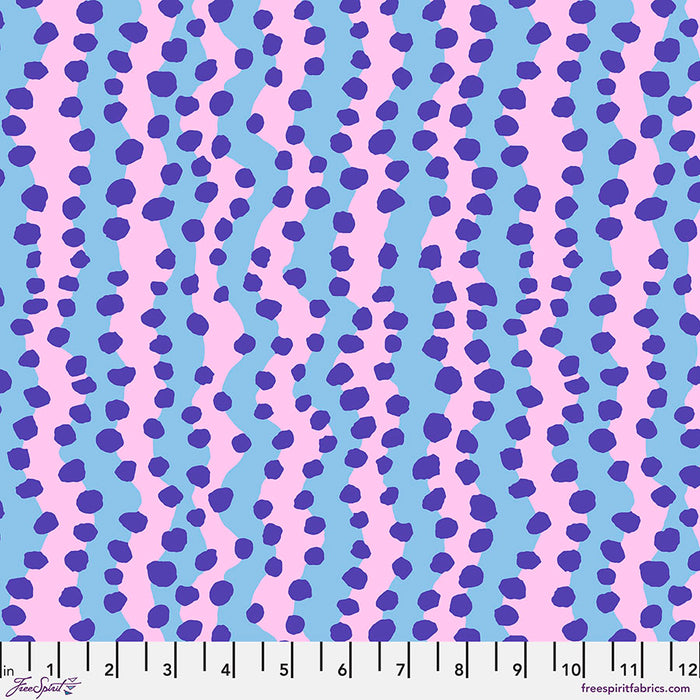 KFC Bubble Stripe PURPLE PWBM082.*LAST CHANCE Priced per 25cm