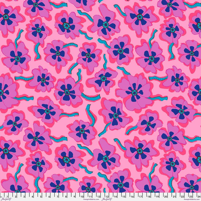 KFC Camo Flower PINK PWBM088.*LAST CHANCE Priced per 25cm