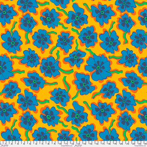 KFC Camo Flower YELLOW PWBM088.*LAST CHANCE Priced per 25cm