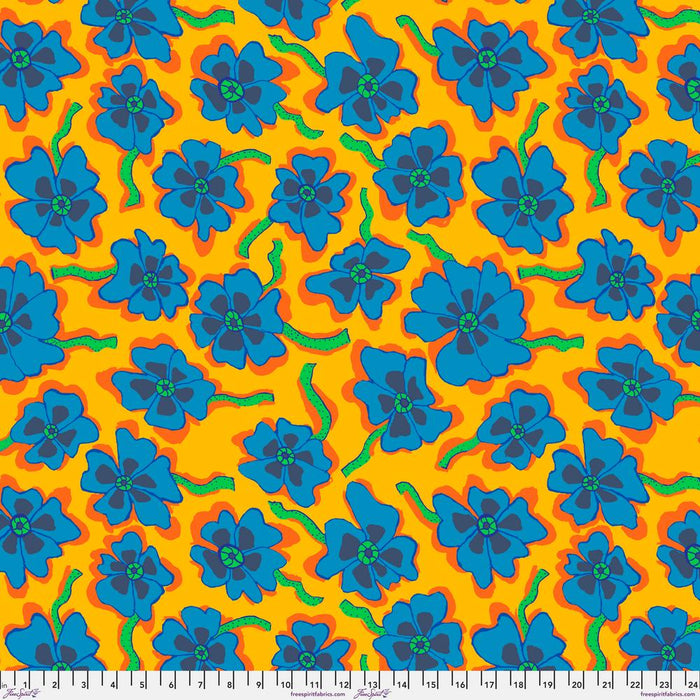 KFC Camo Flower YELLOW PWBM088.*LAST CHANCE Priced per 25cm