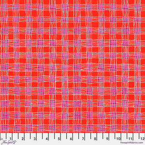 KFC Gingham RED PWBM089.Priced per 25cm