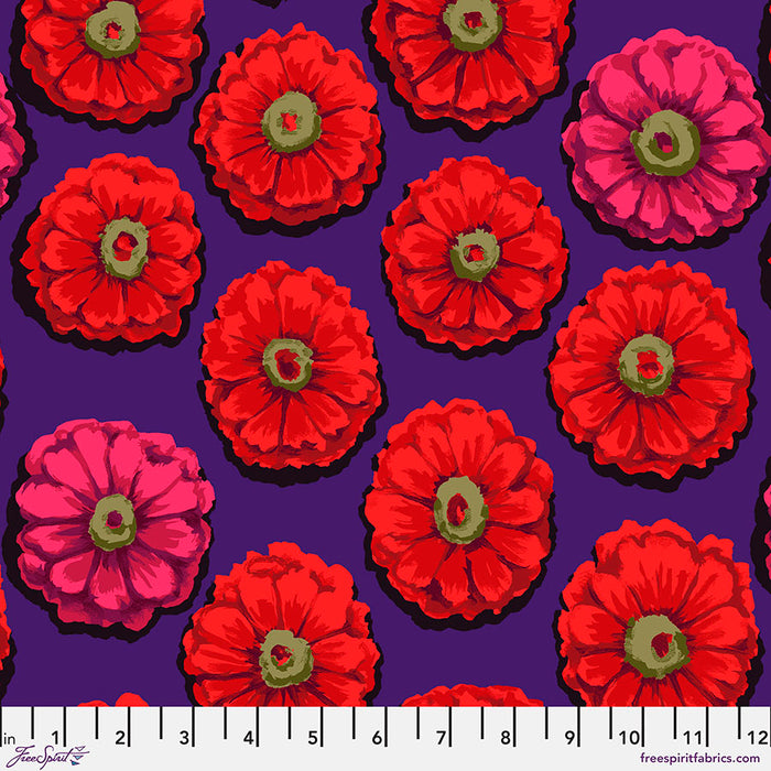 KFC Zinnia CRIMSON PWGP031.*LAST CHANCE Priced per 25cm