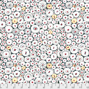 KFC Button Mosaic White PWGP182.*LAST CHANCE Priced per 25cm