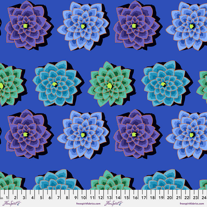 KFC Shadow Flower BLUE PWGP187.*LAST CHANCE Priced per 25cm