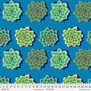 KFC Shadow Flower TEAL PWGP187.*LAST CHANCE Priced per 25cm