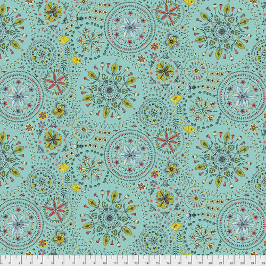 Land Art by Odile Bailloeul Fairy Circles - Bleu / Blue PWOB019.Priced per 25cm