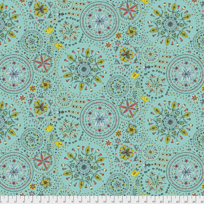 Land Art by Odile Bailloeul Fairy Circles - Bleu / Blue PWOB019.Priced per 25cm