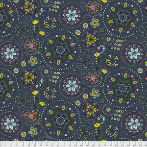 Land Art by Odile Bailloeul Fairy Circles - Navy PWOB019.NAVY.Priced per 25cm