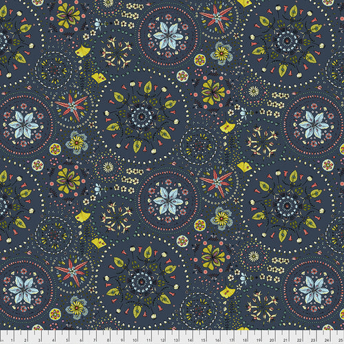 Land Art by Odile Bailloeul Fairy Circles - Navy PWOB019.NAVY.Priced per 25cm