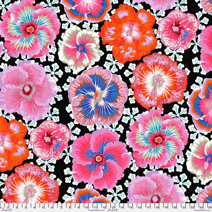 KFC Floating Hibiscus CONTRAST PWPJ122.Priced per 25cm