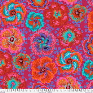 KFC Floating Hibiscus RED PWPJ122.Priced per 25cm