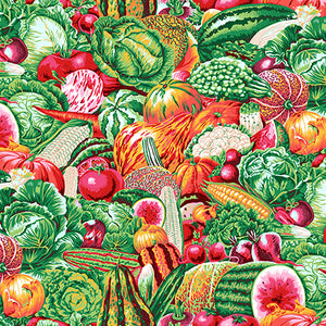 ENGLISH GARDEN Vegetable Garden SPRING by Philip Jacobs.Priced per 25cm