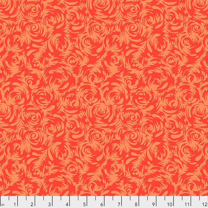 SILK ROAD Persian Rose in Orange PWSL090 by Philip Jacobs.Priced per 25cm
