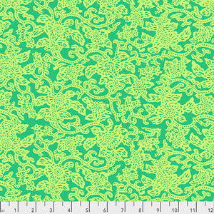 SILK ROAD by Philip Jacobs - Kashgar in Green PWSL091.Priced per 25cm