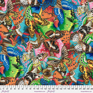 TREASURE ISLAND Tropical Butterflies MULTI PWSL107 by Philip Jacobs.Priced per 25cm