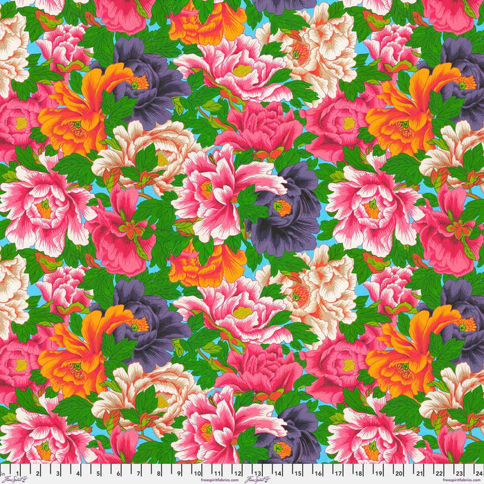 TEMPLE GARDEN Peony Cascade - PWSL128.MULTI by Philip Jacobs.Priced per 25cm