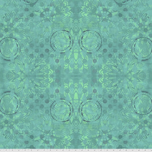 PIZZAZZ by Sue Penn PWSP026 Medallions Aquamarine.Priced per 25cm