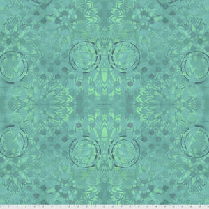 PIZZAZZ by Sue Penn PWSP026 Medallions Aquamarine.Priced per 25cm