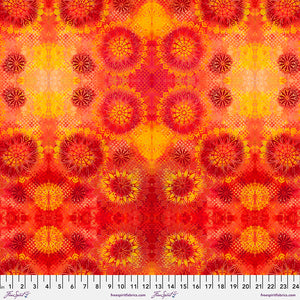 HAPPY BLOOMS by Sue Penn PWSP051.SUNBURST FLAME.Priced per 25cm