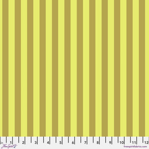 True Colors Tent Stripes NEON MOONBEAM PWTP.069 by Tula Pink.Priced per 25cm