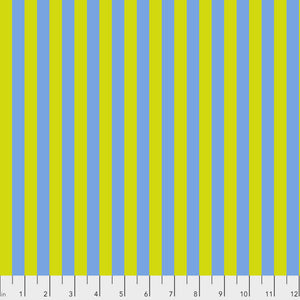 True Colors Tent Stripe MYRTLE  PWTP069 by Tula Pink.Priced per 25cm