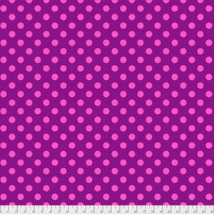 True Colors Pom Poms FOXGLOVE  PWTP118 by Tula Pink.Priced per 25cm