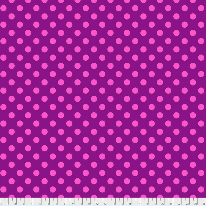 True Colors Pom Poms FOXGLOVE  PWTP118 by Tula Pink.Priced per 25cm