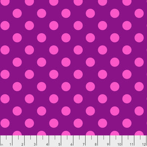 True Colors Pom Poms FOXGLOVE  PWTP118 by Tula Pink.Priced per 25cm