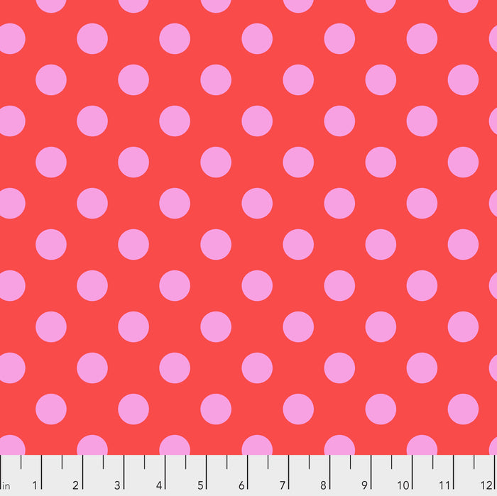 True Colors Pom Poms POPPY PWTP118 by Tula Pink.Priced per 25cm