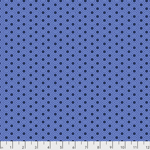 True Colors Hexy DEEP SEA PWTP150 by Tula Pink.Priced per 25cm