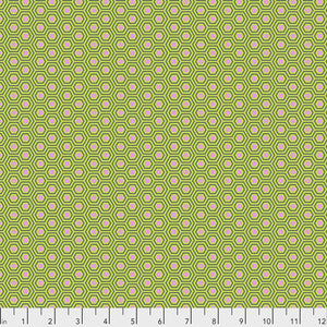 True Colors Hexy Juniper PWTP150 by Tula Pink.Priced per 25cm