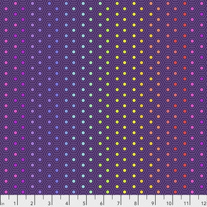 True Colors Hexy Rainbow - Starling PWTP151 by Tula Pink.Priced per 25cm
