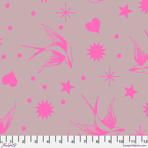 True Colors Fairy Flakes Neon COSMIC PWTP.157 by Tula Pink.Priced per 25cm